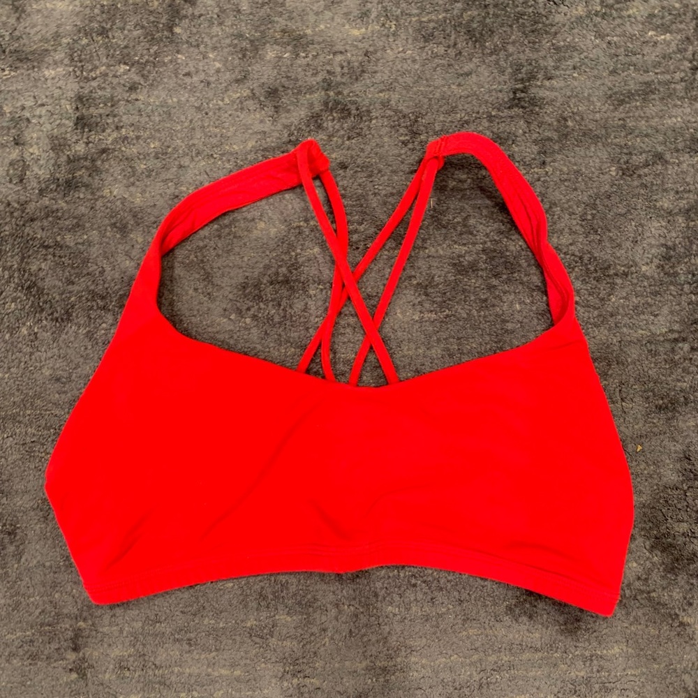 Lululemon Sportsbra Size 8 Red